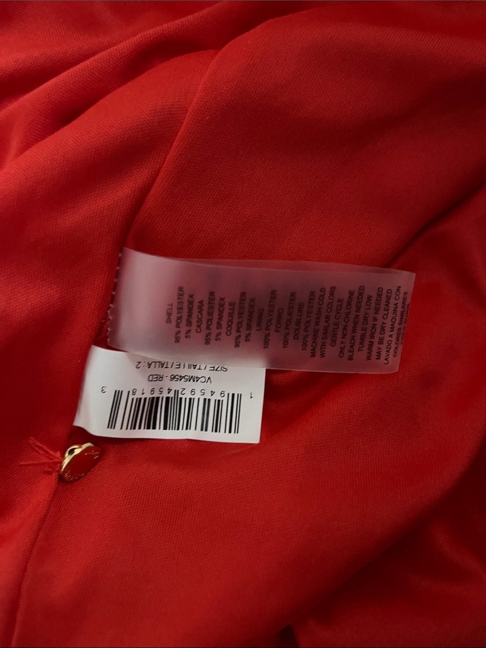 Vince Camuto Bright Red Summer Dress - Picture 6 of 6